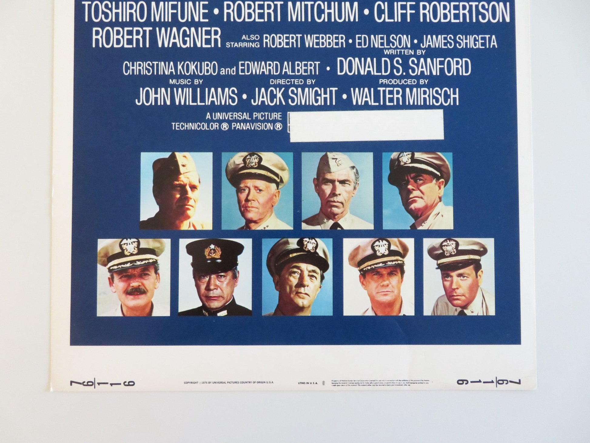 MIDWAY US INSERT POSTER CHARLTON HESTON HENRY FONDA 1976 Rendezvous Cinema Movie posters