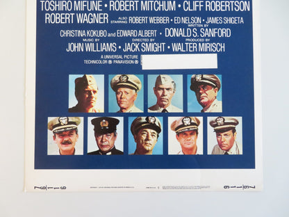 MIDWAY US INSERT POSTER CHARLTON HESTON HENRY FONDA 1976 Rendezvous Cinema Movie posters