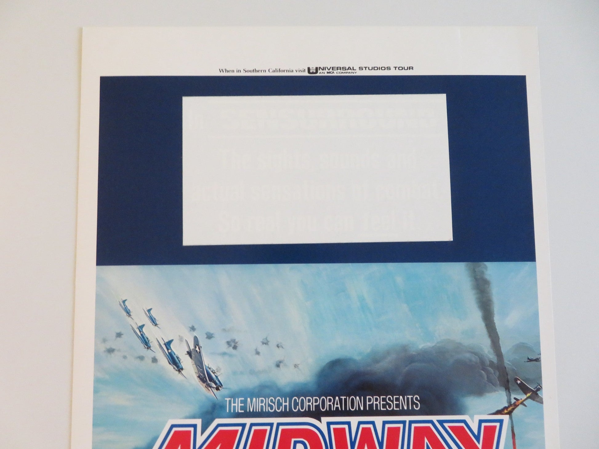 MIDWAY US INSERT POSTER CHARLTON HESTON HENRY FONDA 1976 Rendezvous Cinema Movie posters