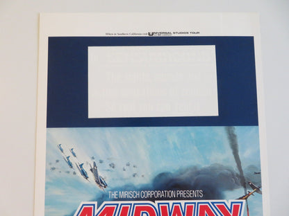 MIDWAY US INSERT POSTER CHARLTON HESTON HENRY FONDA 1976 Rendezvous Cinema Movie posters