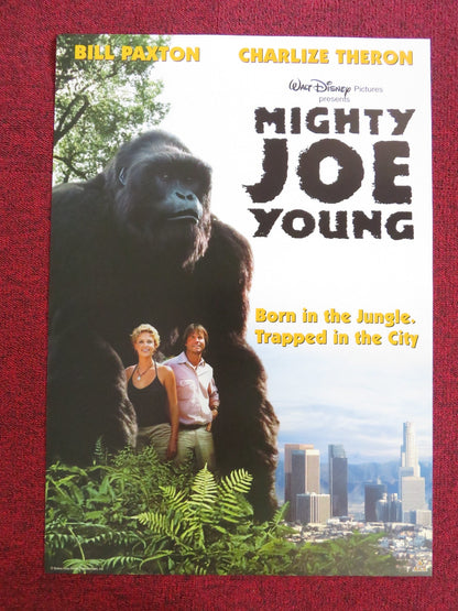 MIGHTY JOE YOUNG VHS VIDEO POSTER DISNEY BILL PAXTON CHARLIZE THERON 1998 Rendezvous Cinema Movie posters