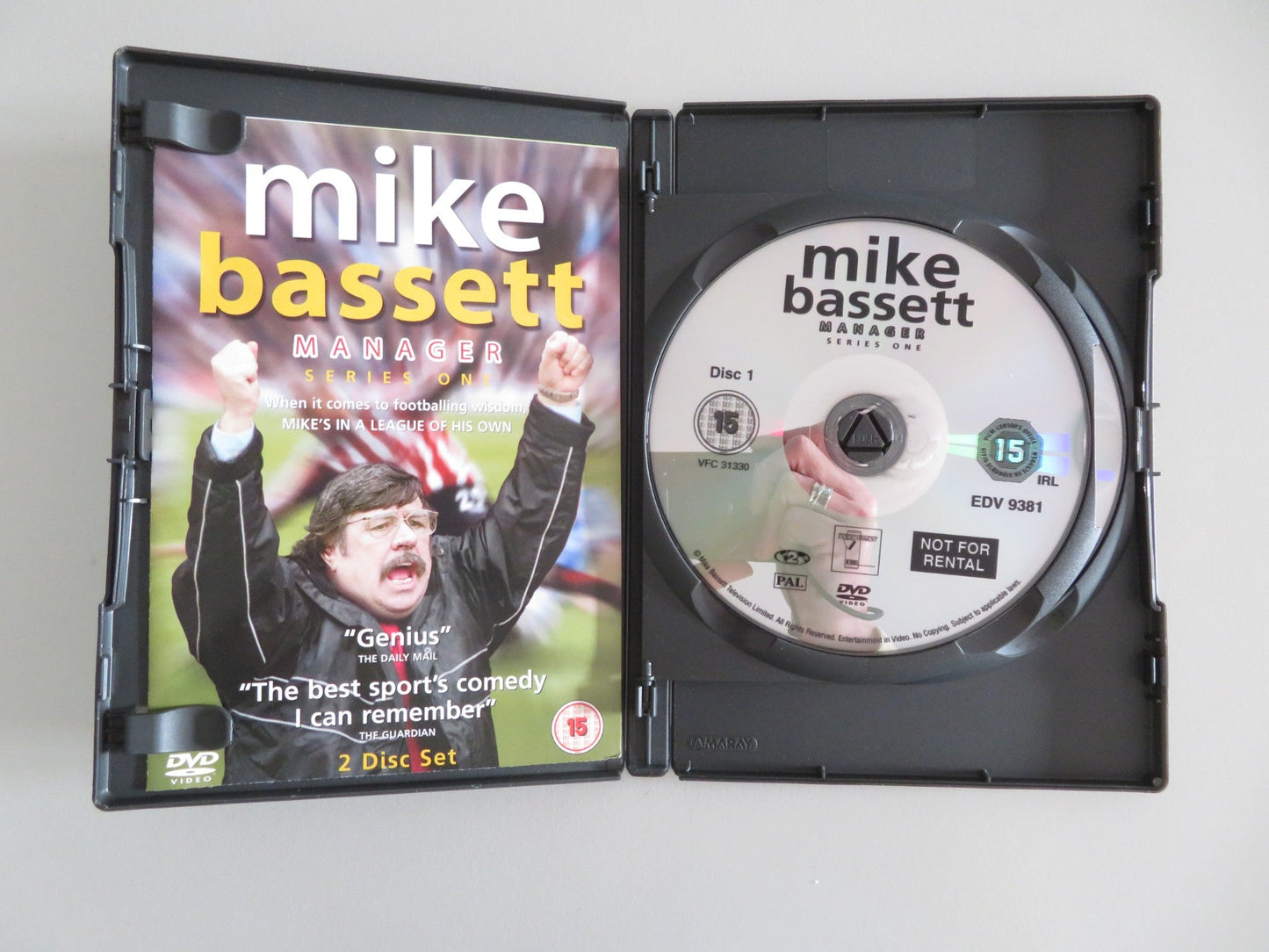 MIKE BASSETT: MANAGER - SERIES ONE - 2 DISC SET (DVD) R. TOMLINSON 2005 REGION 2 Movie posters