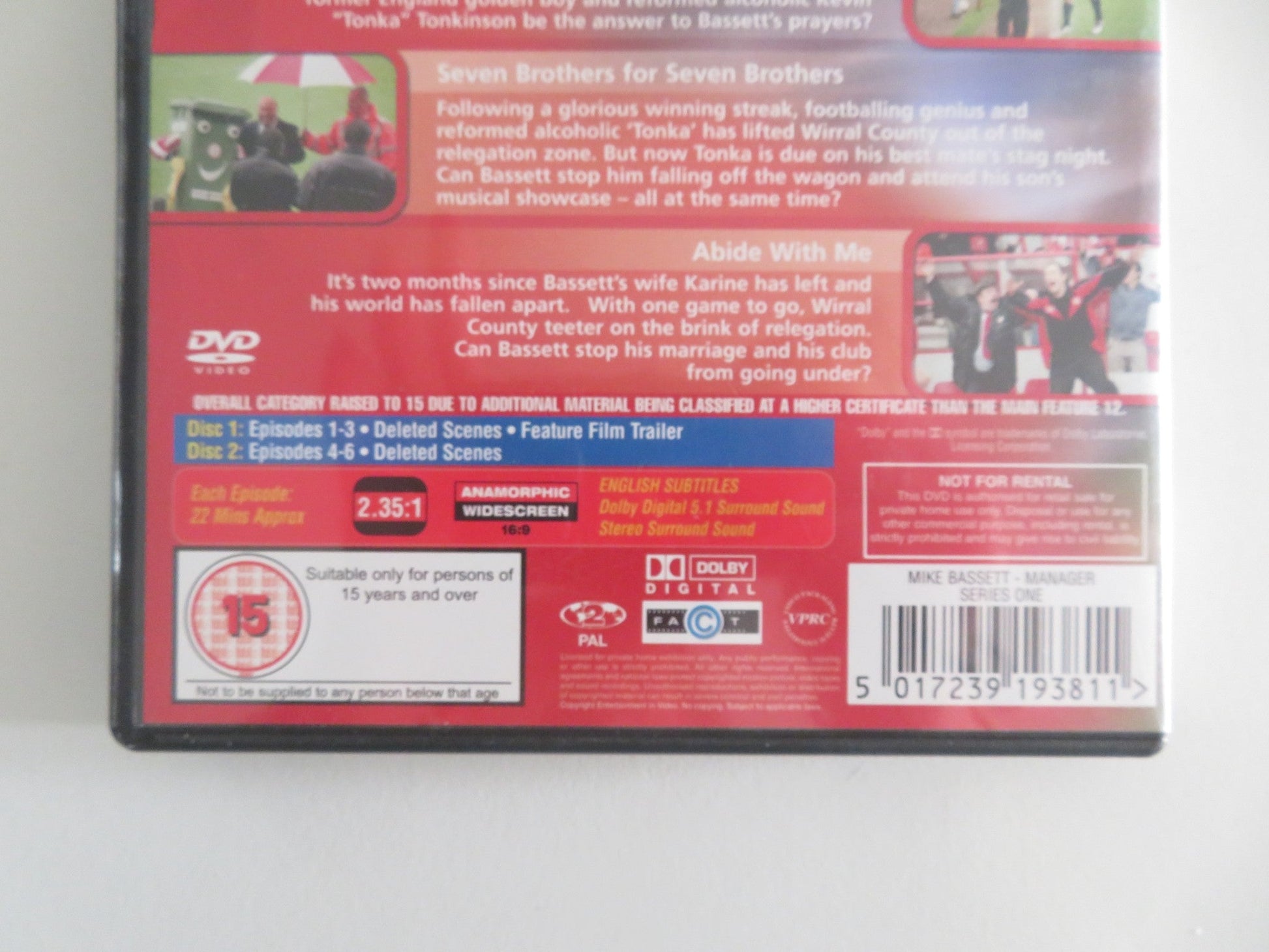 MIKE BASSETT: MANAGER - SERIES ONE - 2 DISC SET (DVD) R. TOMLINSON 2005 REGION 2 Movie posters