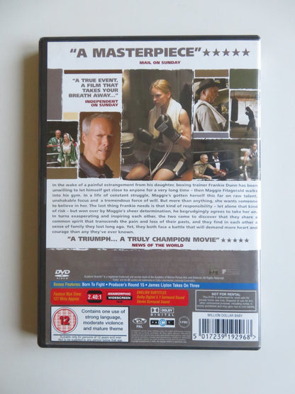 MILLION DOLLAR BABY (DVD) CLINT EASTWOOD HILARY SWANK 2004 REGION 2 Movie posters