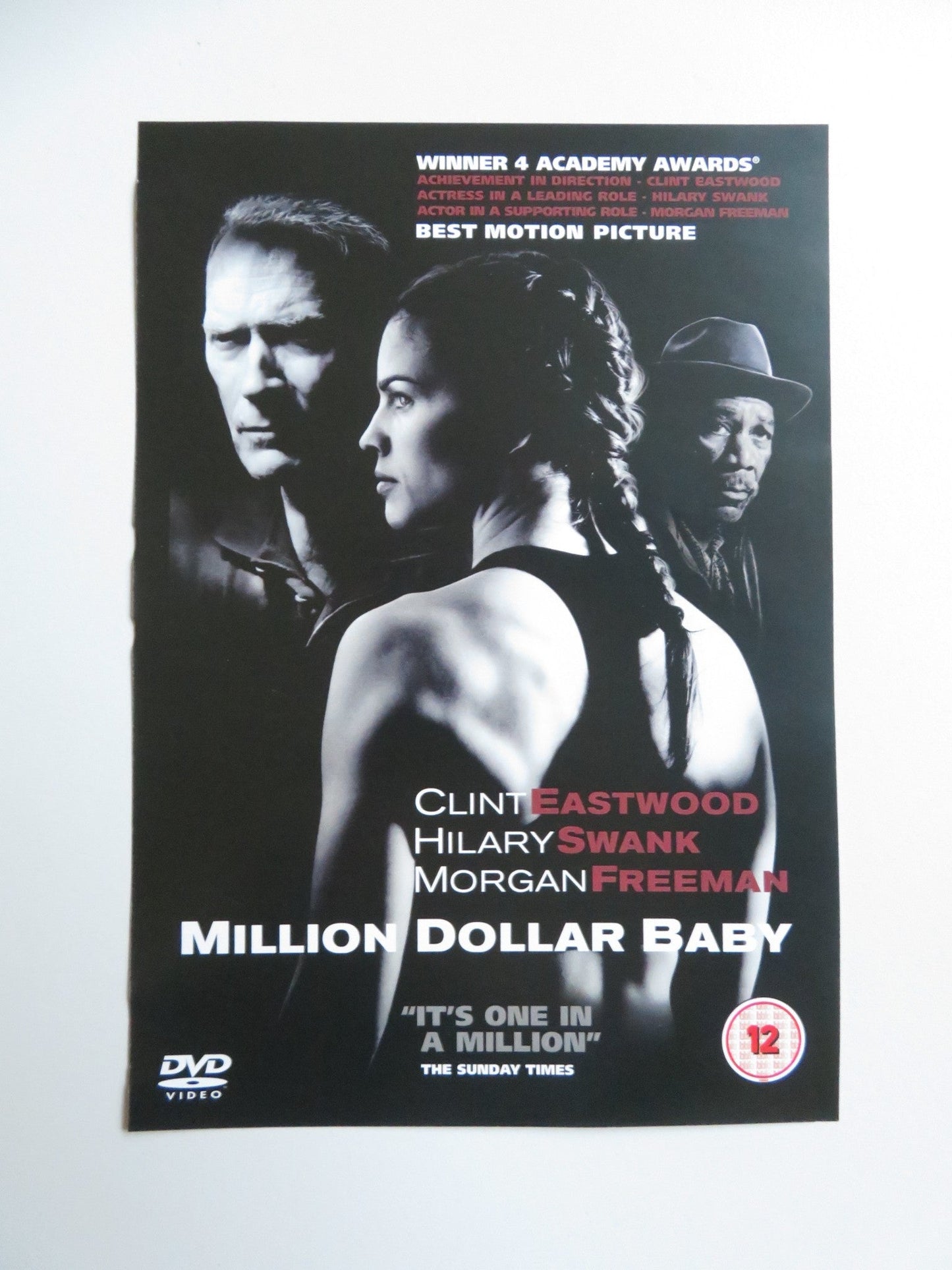 MILLION DOLLAR BABY (DVD) CLINT EASTWOOD HILARY SWANK 2004 REGION 2 Movie posters