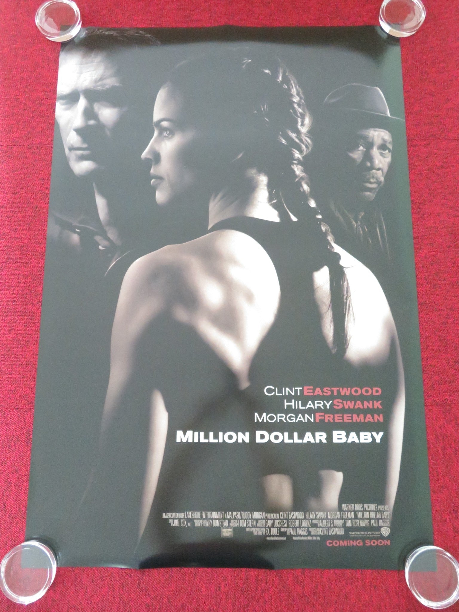 MILLION DOLLAR BABY US ONE SHEET ROLLED POSTER CLINT EASTWOOD HILARY SWANK 2004 Movie posters