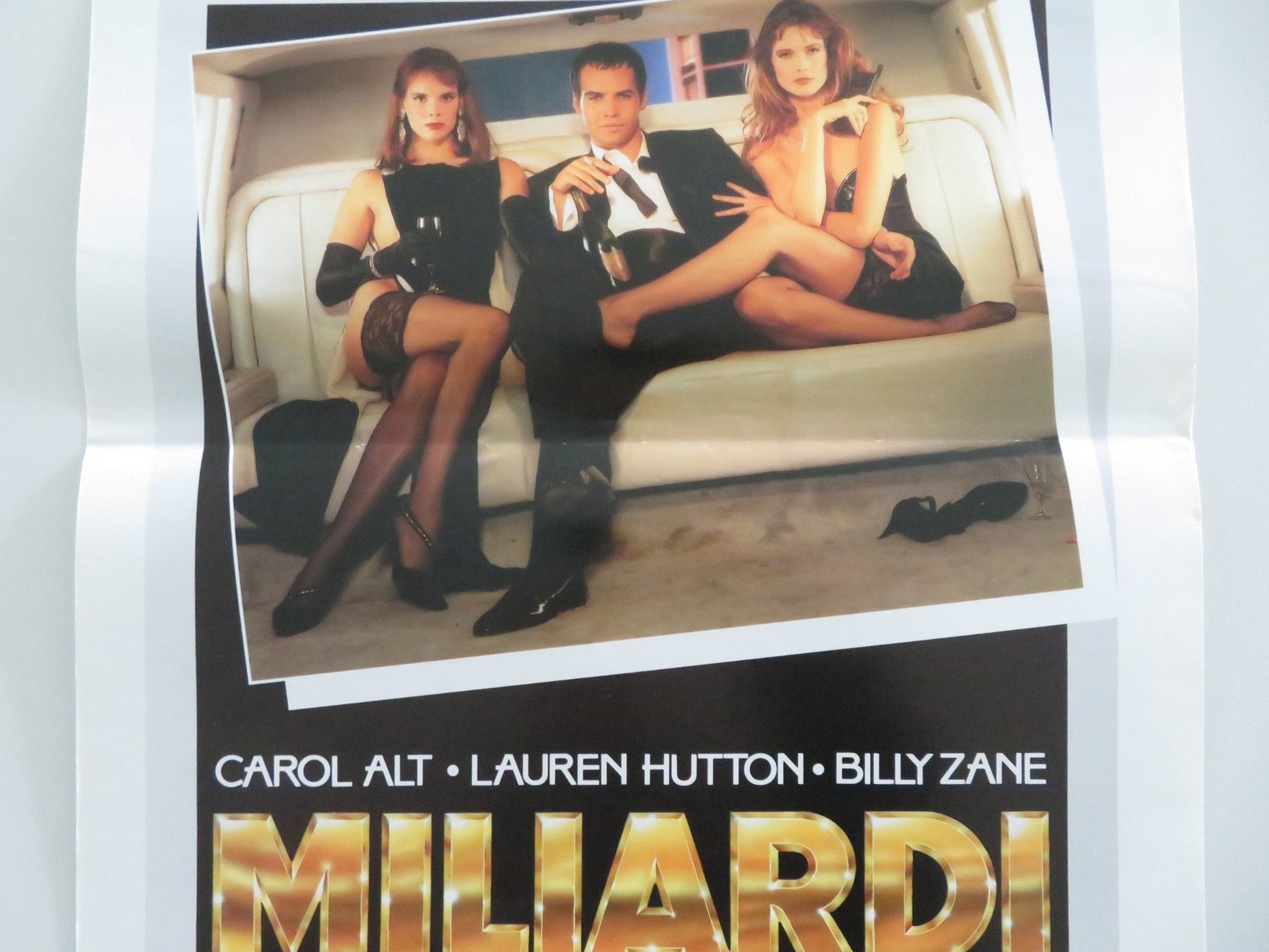 Millions Italian Locandina Poster Billy Zane Lauren Hutton 1991 Movie posters