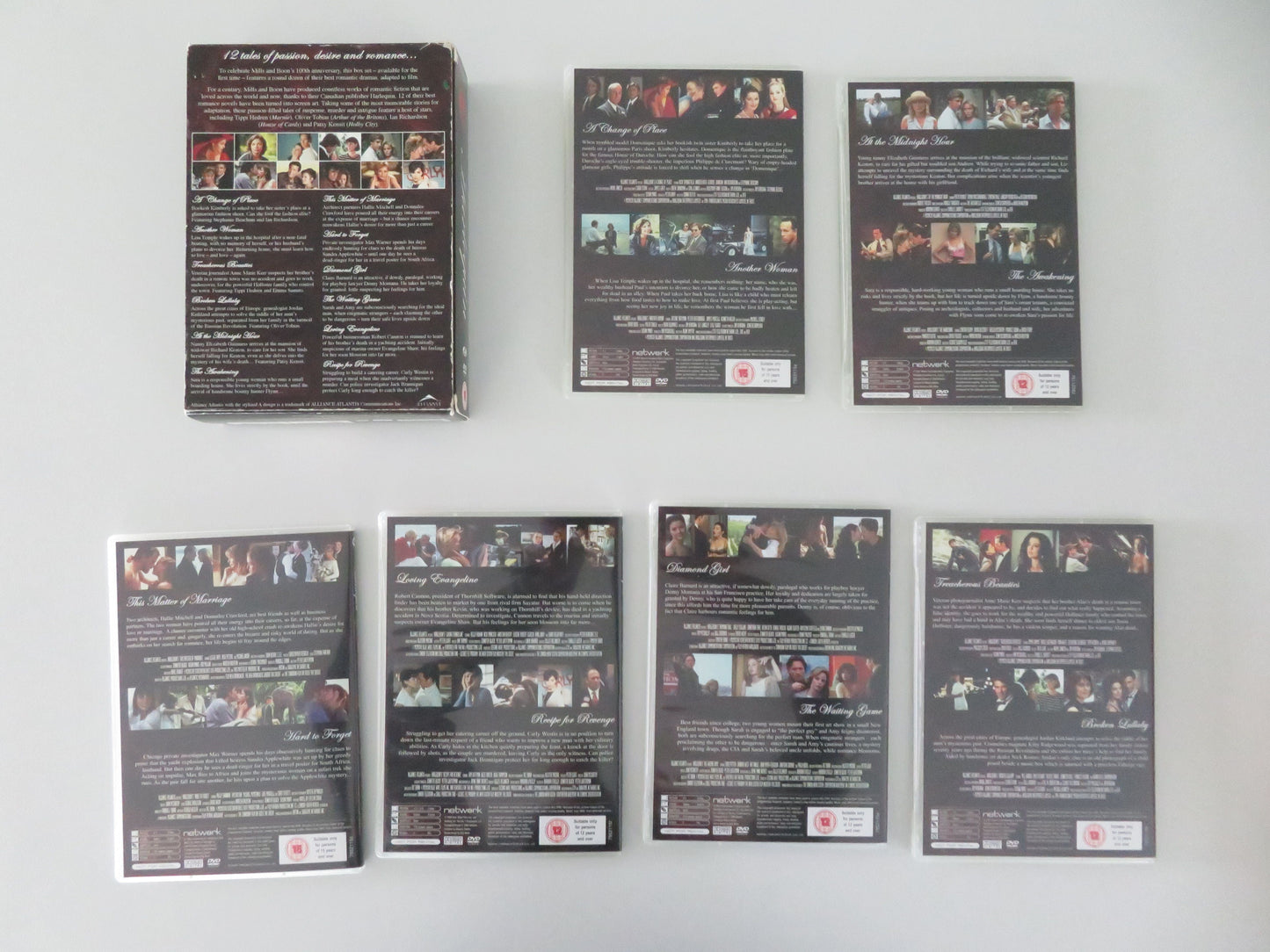 Mills & Boon: Harlequin 12 Tales of Love (DVD BoxSet) Patsy Kensit 2008 Region 2 Movie posters