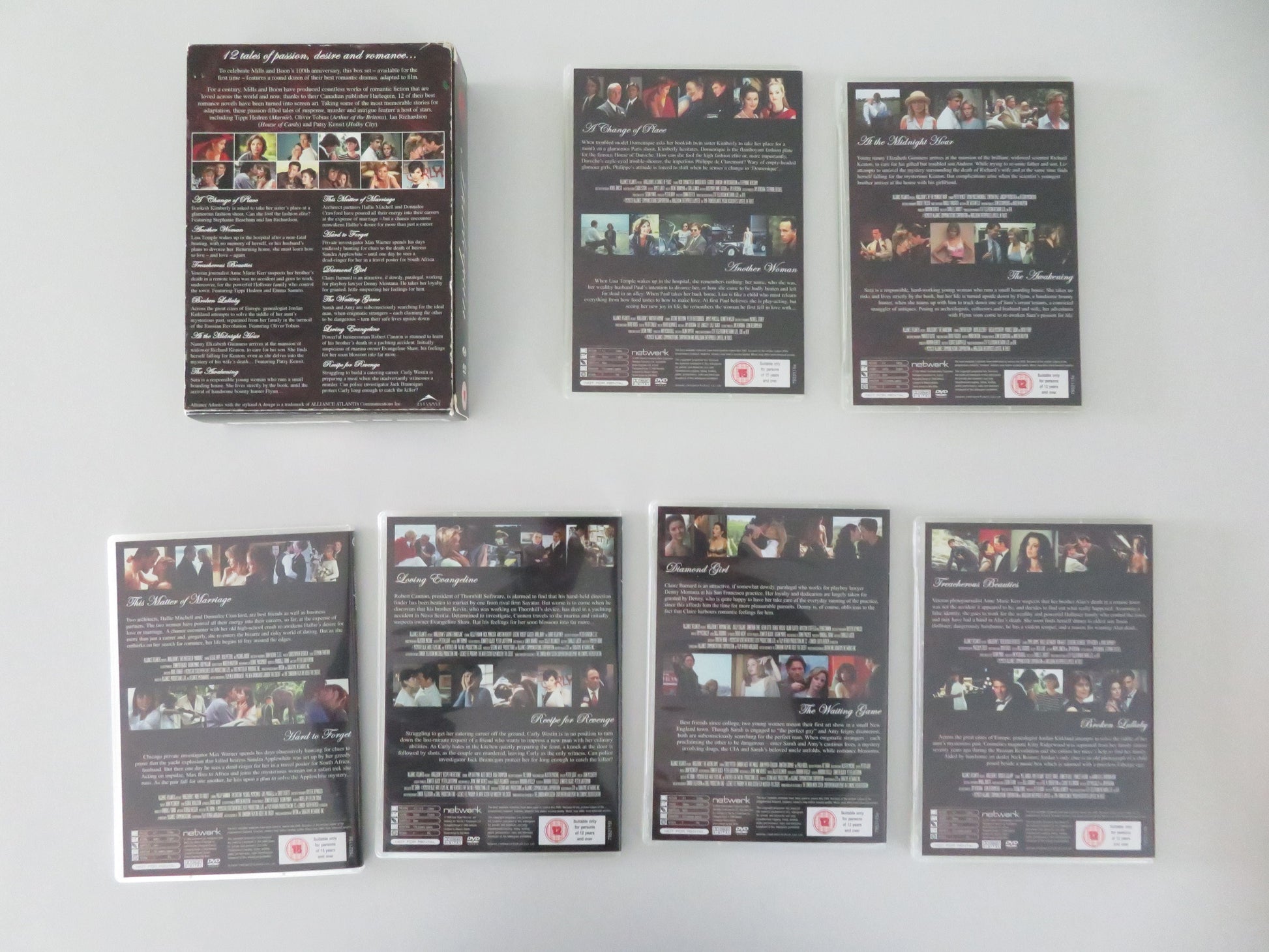 Mills & Boon: Harlequin 12 Tales of Love (DVD BoxSet) Patsy Kensit 2008 Region 2 Movie posters