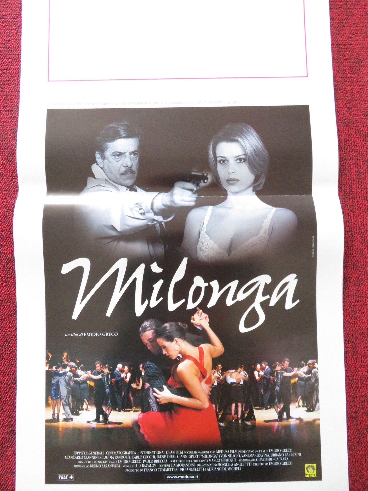 MILONGA ITALIAN LOCANDINA POSTER GIANCARLO GIANNINI CLAUDIA PANDOLFI 1999 Rendezvous Cinema Movie posters