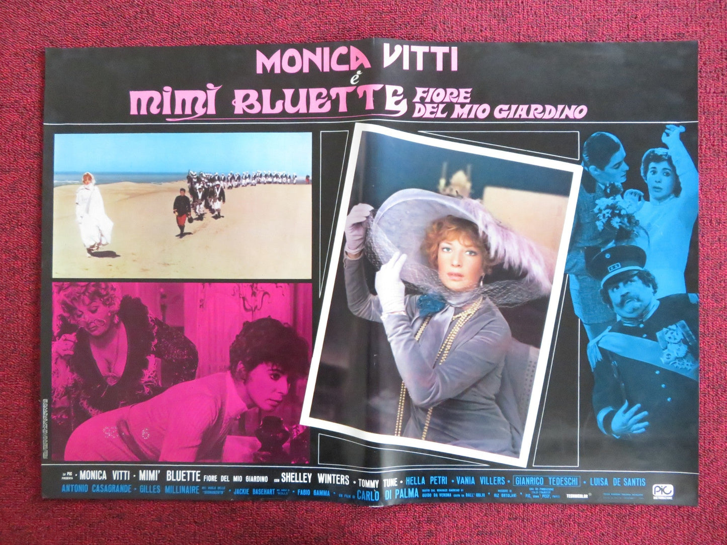 MIMI BLUETTE... FIORE DEL MIO GIARDINO - B ITALIAN FOTOBUSTA POSTER VITTI 1976 Rendezvous Cinema Movie posters