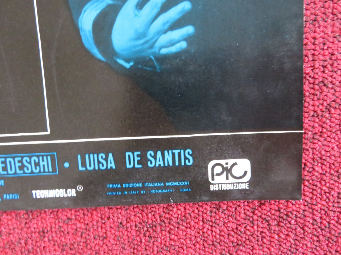 MIMI BLUETTE... FIORE DEL MIO GIARDINO - B ITALIAN FOTOBUSTA POSTER VITTI 1976 Rendezvous Cinema Movie posters