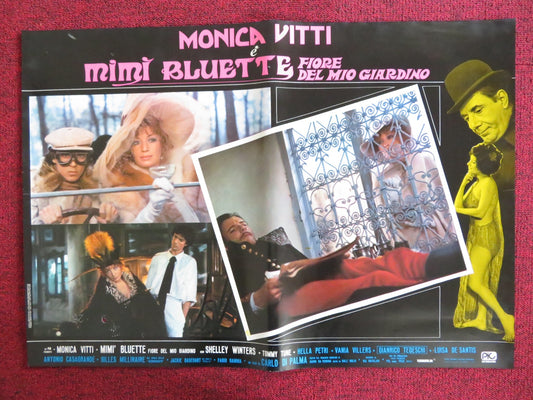 MIMI BLUETTE... FIORE DEL MIO GIARDINO - C ITALIAN FOTOBUSTA POSTER VITTI 1976 Rendezvous Cinema Movie posters