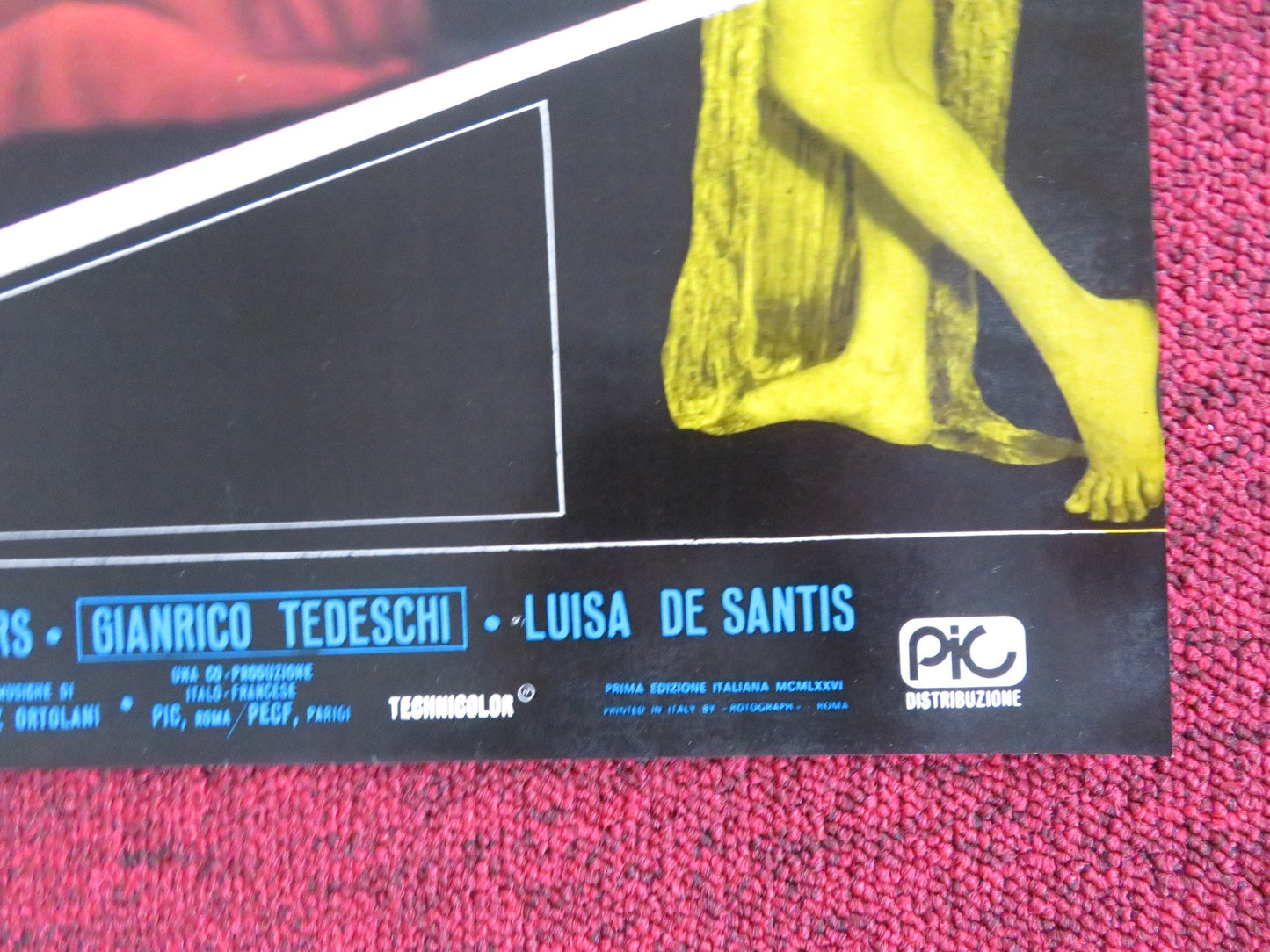 MIMI BLUETTE... FIORE DEL MIO GIARDINO - C ITALIAN FOTOBUSTA POSTER VITTI 1976 Rendezvous Cinema Movie posters