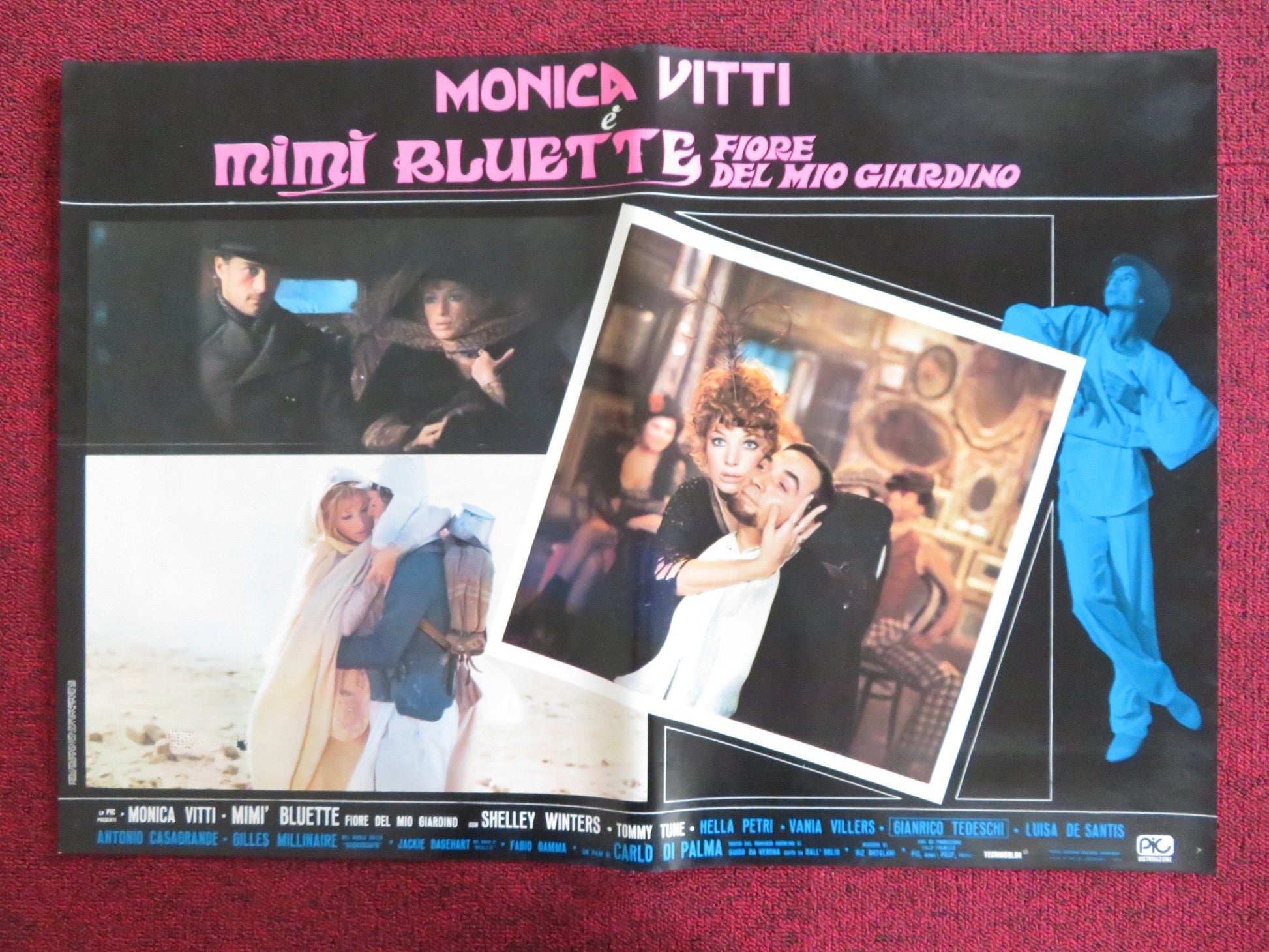 MIMI BLUETTE... FIORE DEL MIO GIARDINO - D ITALIAN FOTOBUSTA POSTER VITTI 1976 Rendezvous Cinema Movie posters