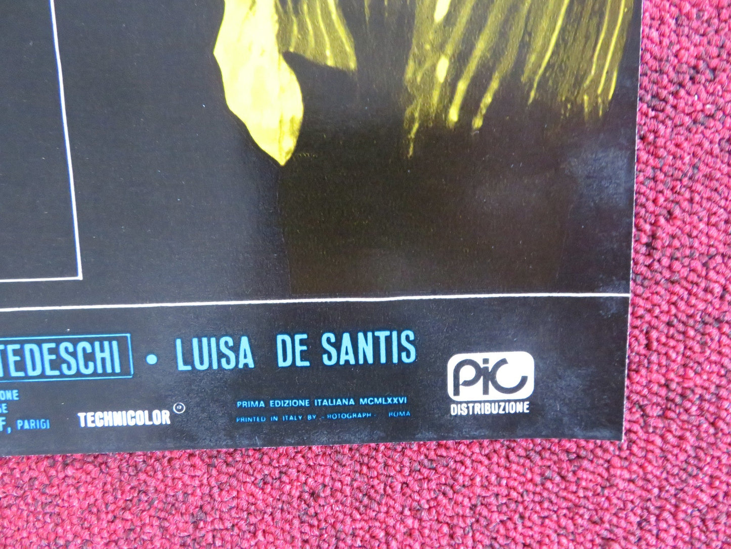 MIMI BLUETTE... FIORE DEL MIO GIARDINO - E ITALIAN FOTOBUSTA POSTER VITTI 1976 Rendezvous Cinema Movie posters