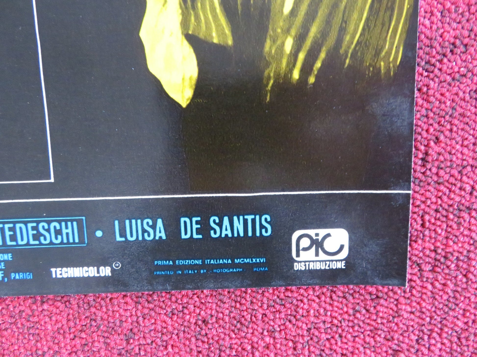 MIMI BLUETTE... FIORE DEL MIO GIARDINO - E ITALIAN FOTOBUSTA POSTER VITTI 1976 Rendezvous Cinema Movie posters