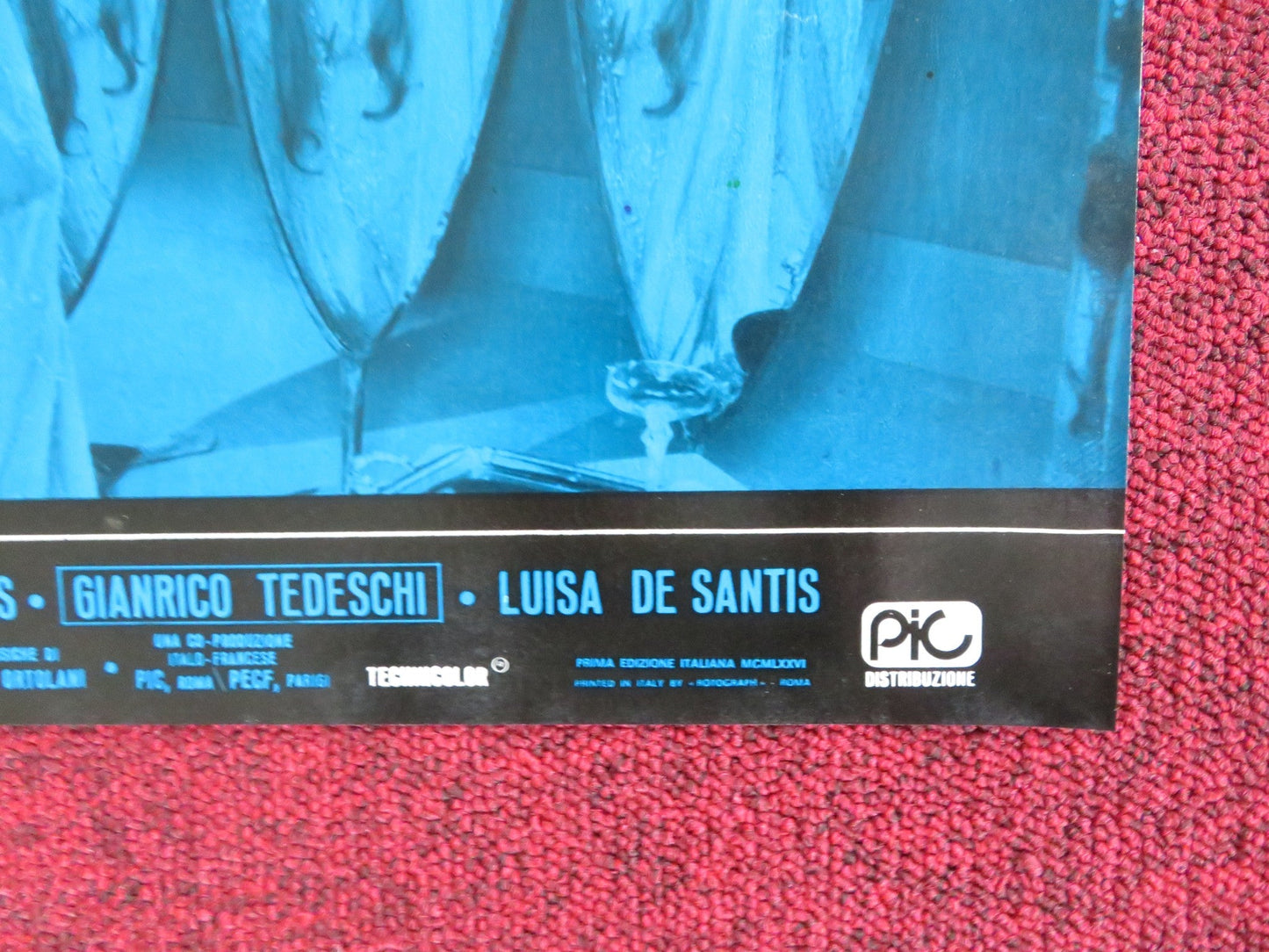 MIMI BLUETTE... FIORE DEL MIO GIARDINO - G ITALIAN FOTOBUSTA POSTER VITTI 1976 Rendezvous Cinema Movie posters