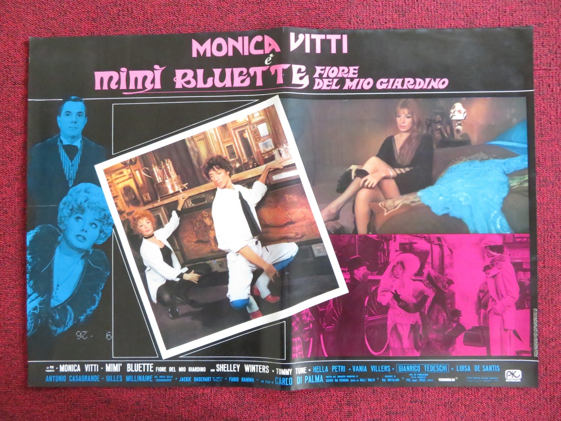 MIMI BLUETTE... FIORE DEL MIO GIARDINO - H ITALIAN FOTOBUSTA POSTER VITTI 1976 Rendezvous Cinema Movie posters