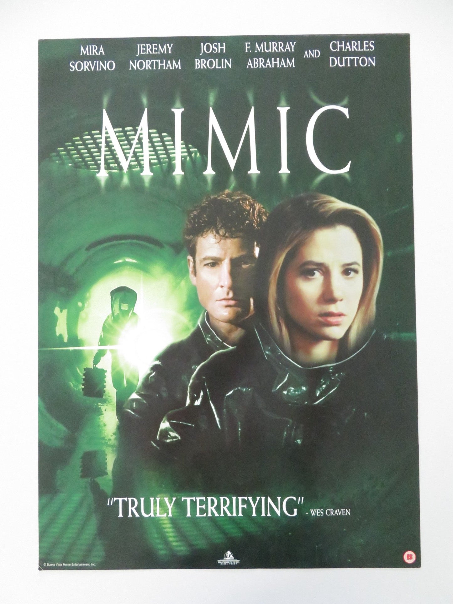 MIMIC VHS VIDEO POSTER MIRA SORVINO JEREMY NORTHAM 1997 Movie posters