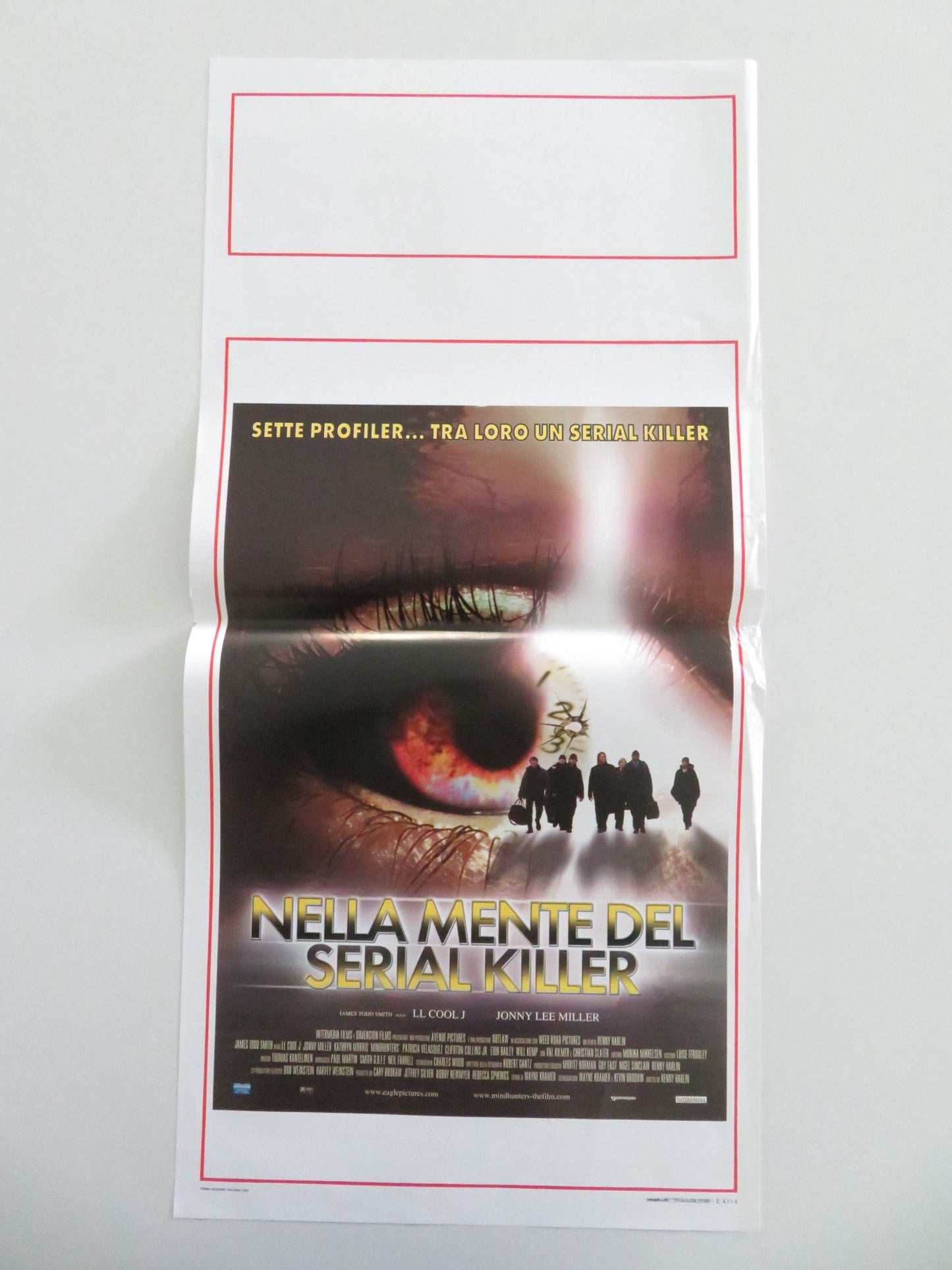 Mindhunters - b Italian Locandina Poster Jonny Lee Miller LL Cool J 2004 Movie posters