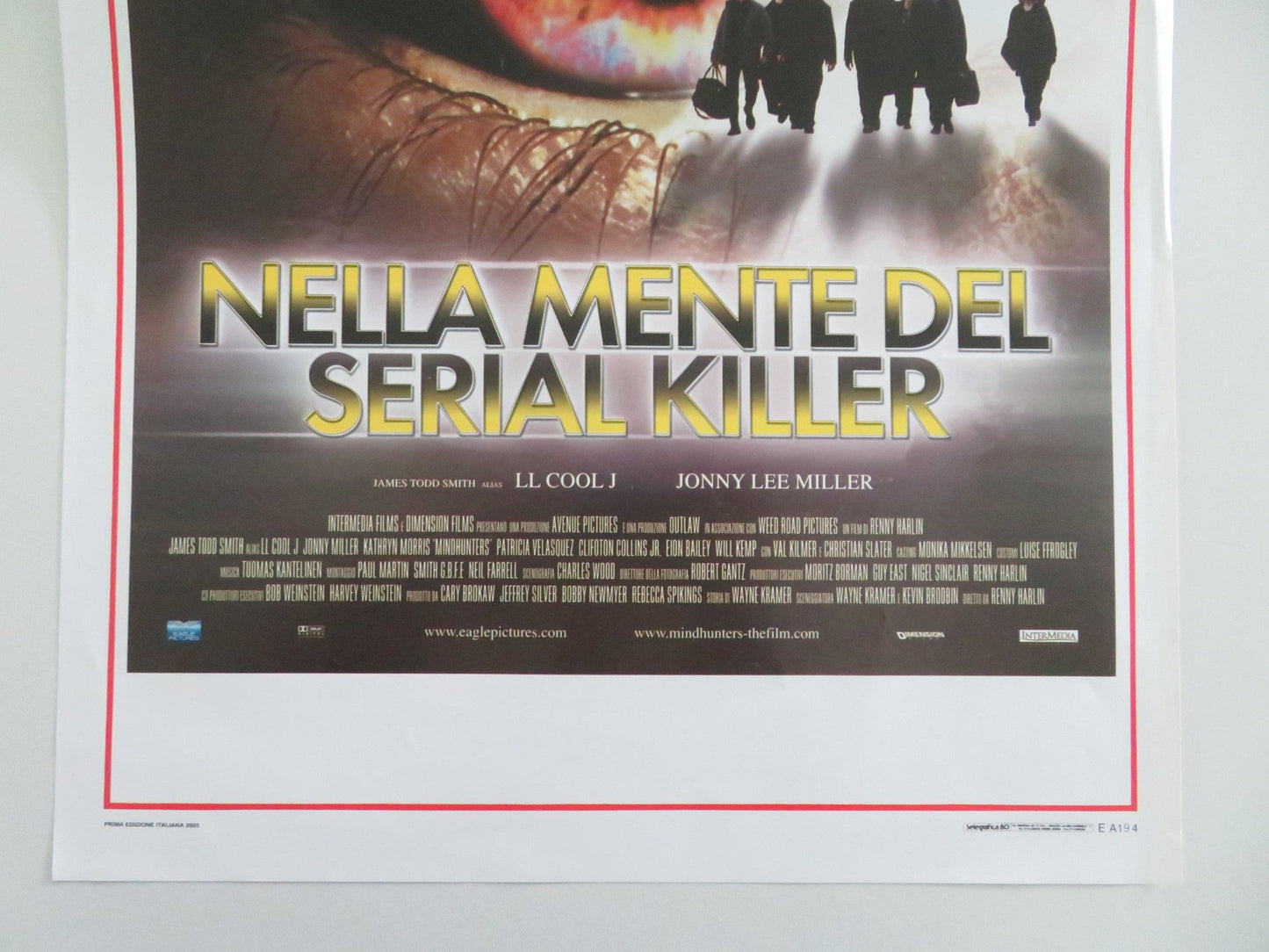 Mindhunters - b Italian Locandina Poster Jonny Lee Miller LL Cool J 2004 Movie posters