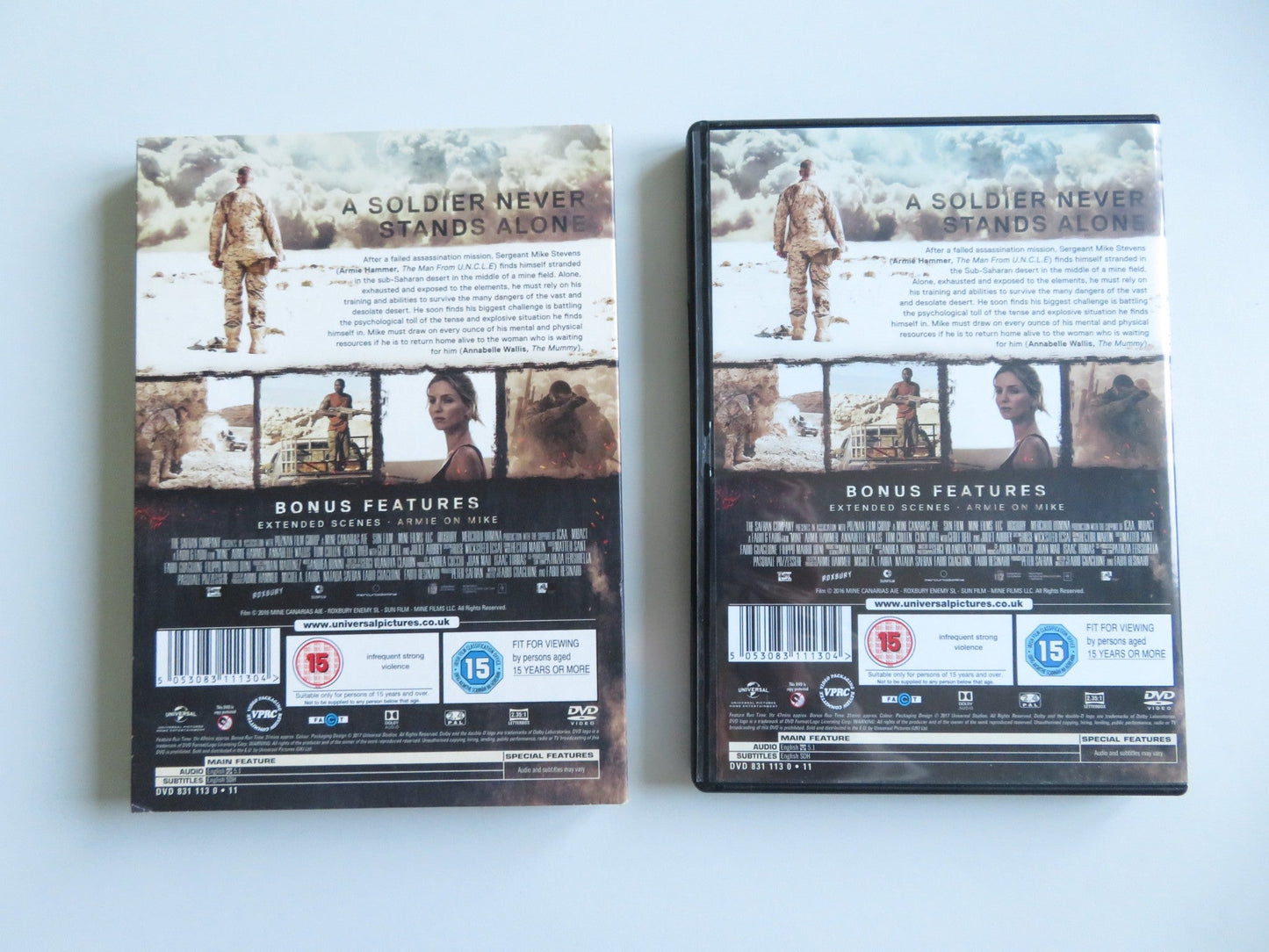 MINE (DVD) ARMIE HAMMER ANNABELE WALLIS 2016 REGION 2, 4 - Rendezvous Cinema