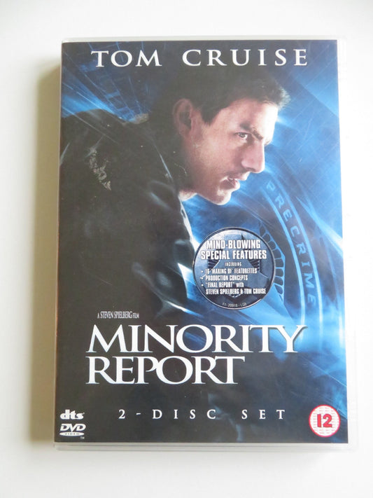 MINORITY REPORT - 2 DISC SET (DVD) TOM CRUISE COLIN FARRELL 2002 REGION 2 Movie posters