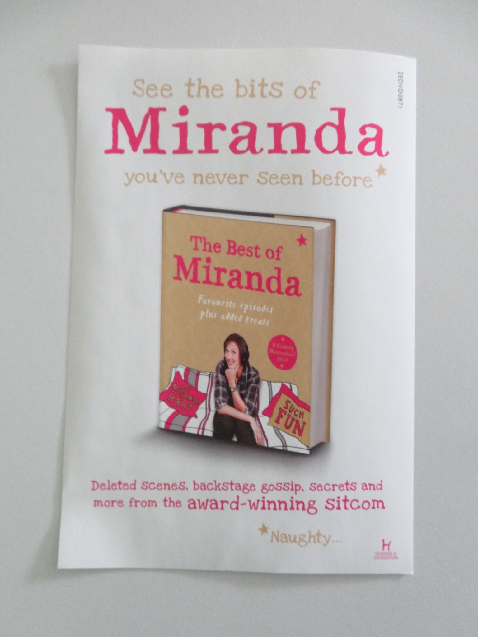 MIRANDA HART: MY, WHAT I CALL, LIVE SHOW (DVD) MIRANDA HART 2014 REGION 2, 4 Movie posters