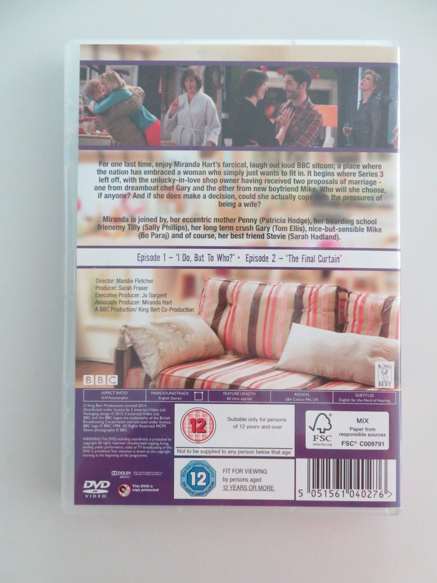 MIRANDA THE FINALE - LAST EVER EPISODES (DVD) MIRANDA HART 2015 REGION 2 + 4 - Rendezvous Cinema