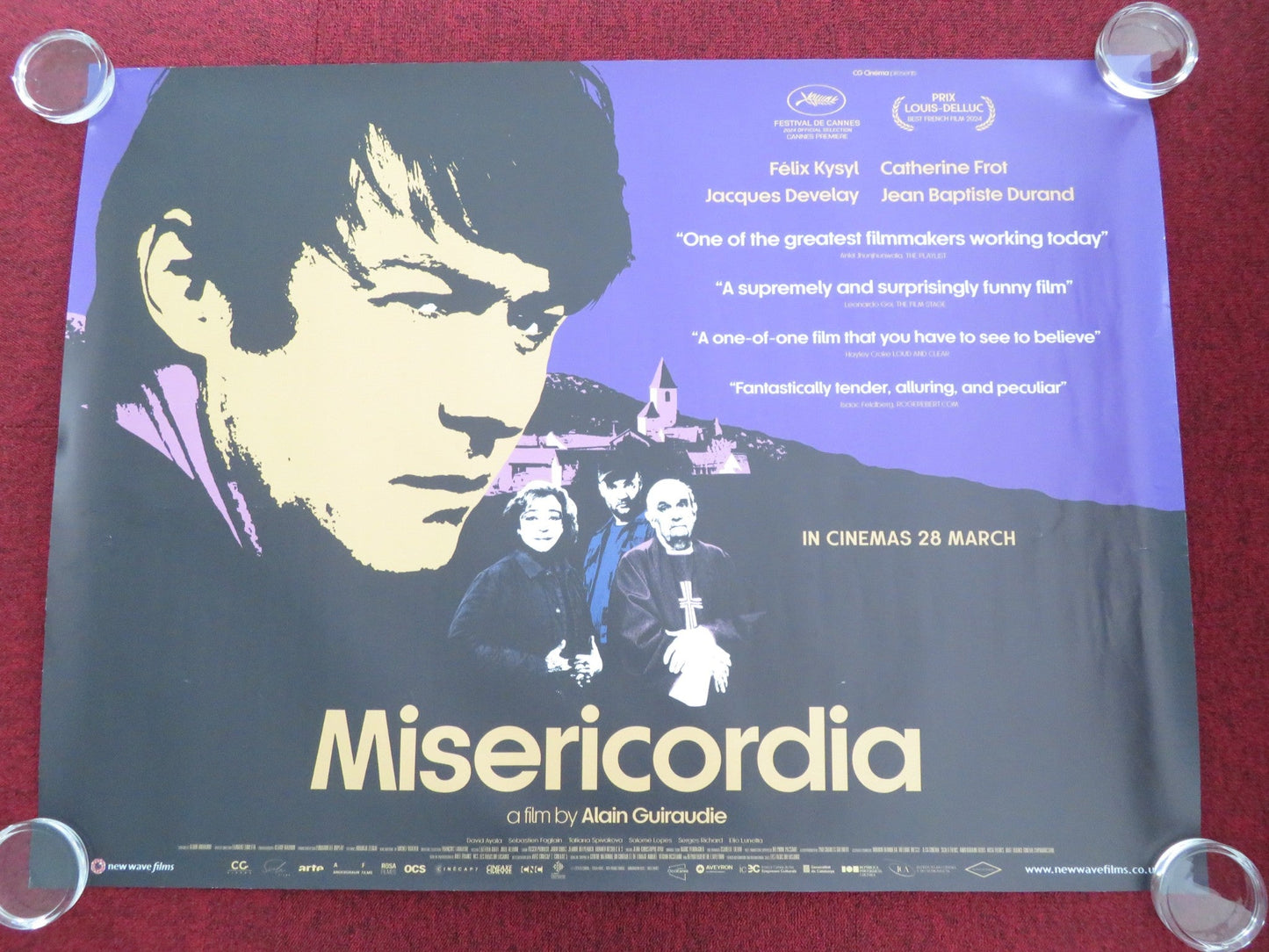 MISERICORDIA UK QUAD ROLLED POSTER FELIX KYSYL CATHERINE FROT 2024 Movie posters