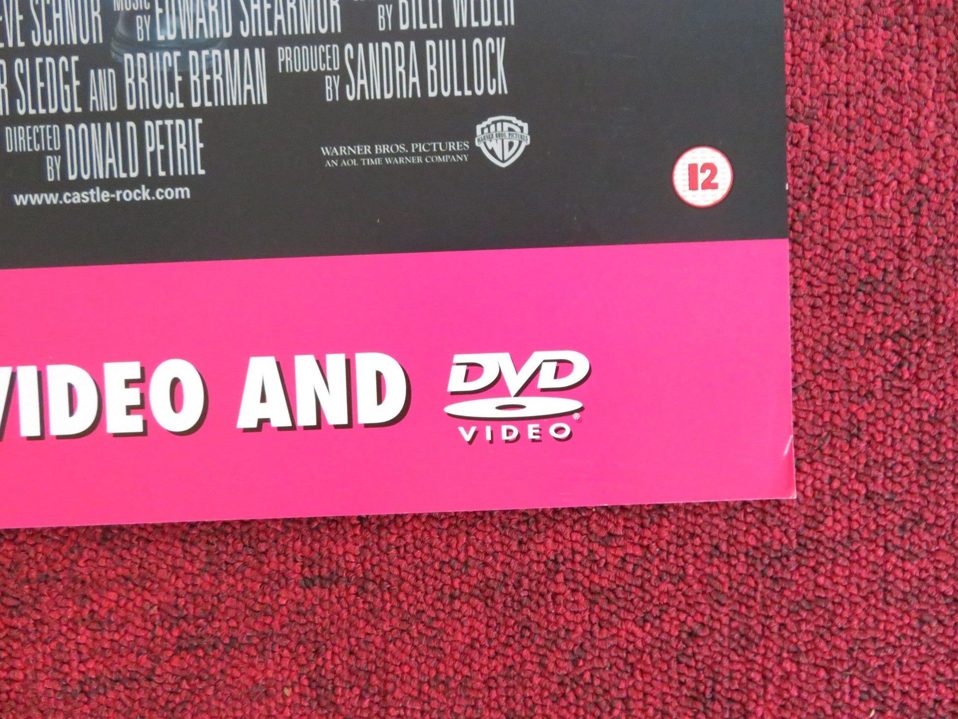 MISS CONGENIALITY DVD & VHS VIDEO POSTER SANDRA BULLOCK MICHAEL CAINE 2000 Rendezvous Cinema Movie posters