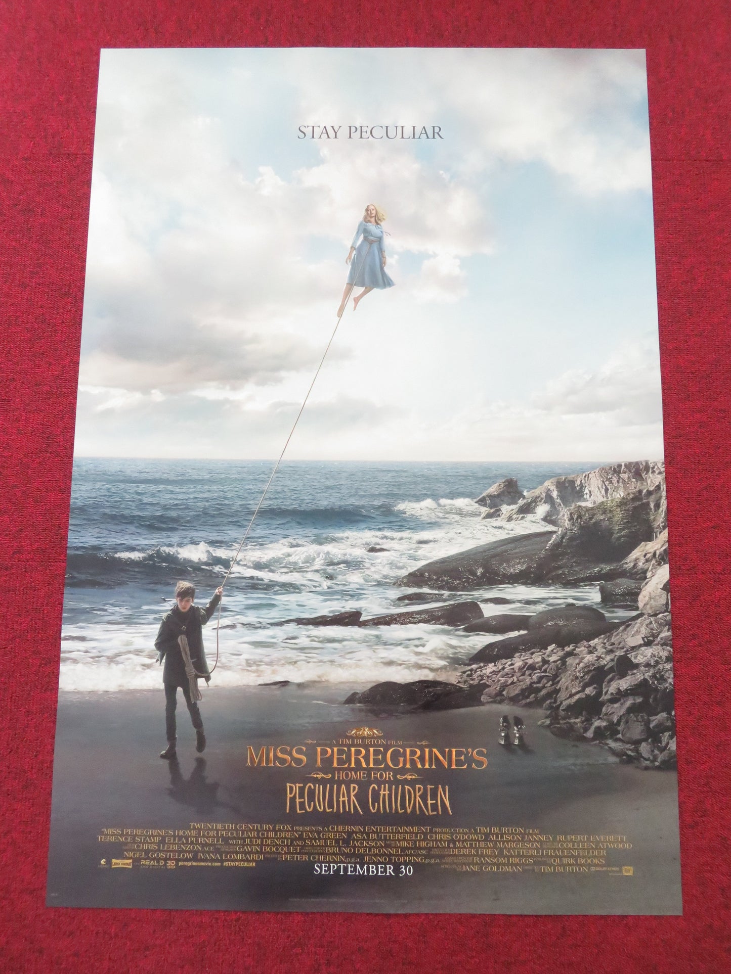 Miss Peregrine's Home for Peculiar Children - B US One Sheet Rolled Poster 2016 Movie posters