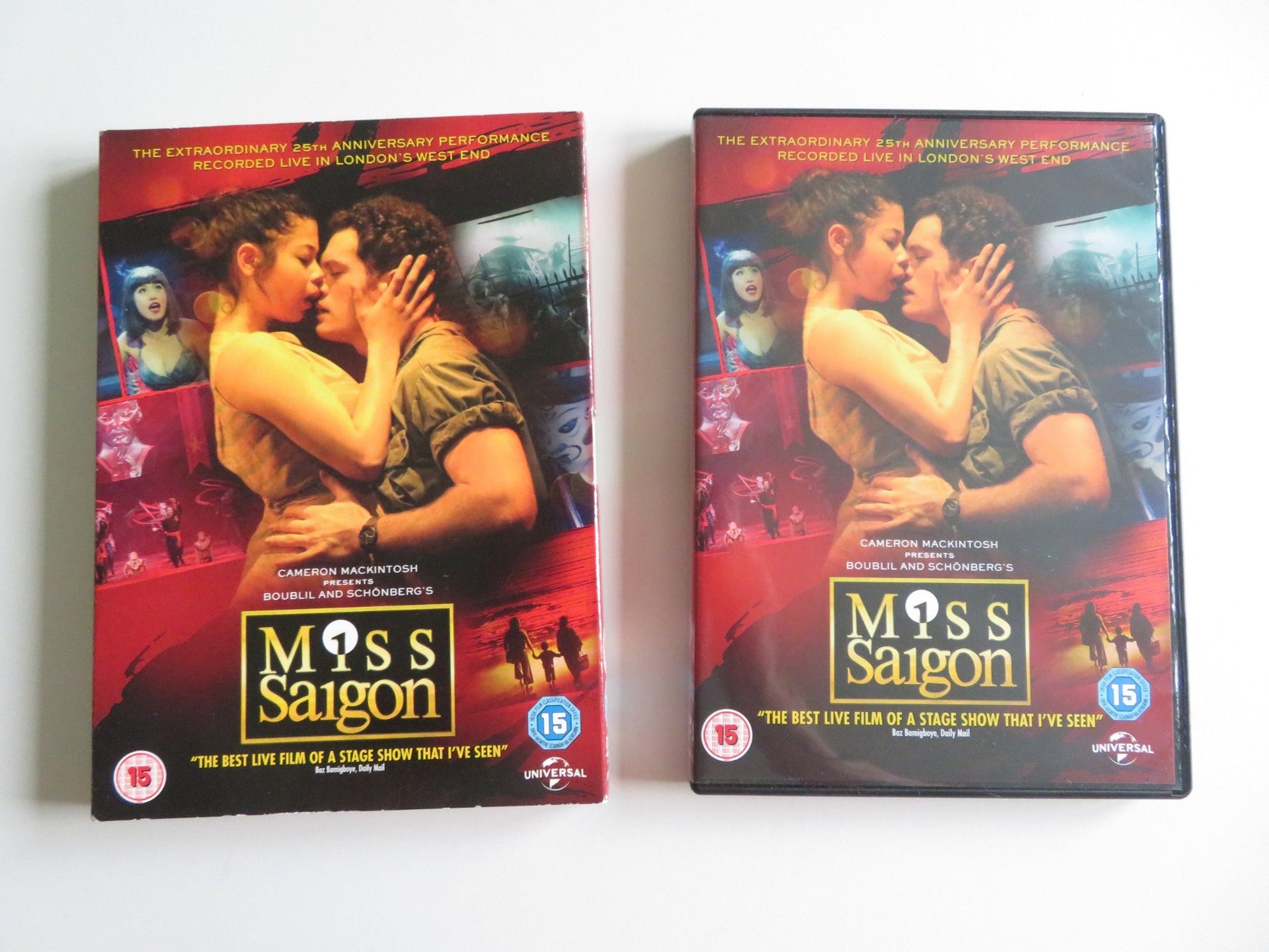 MISS SAIGON: 25TH ANNIVERSARY - 2 DISC (DVD) NOBLEZADA 2016 REGION 2,4 Movie posters