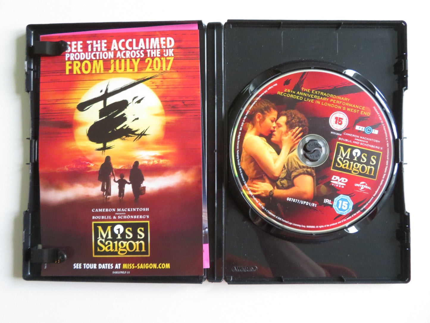 MISS SAIGON: 25TH ANNIVERSARY - 2 DISC (DVD) NOBLEZADA 2016 REGION 2,4 Movie posters