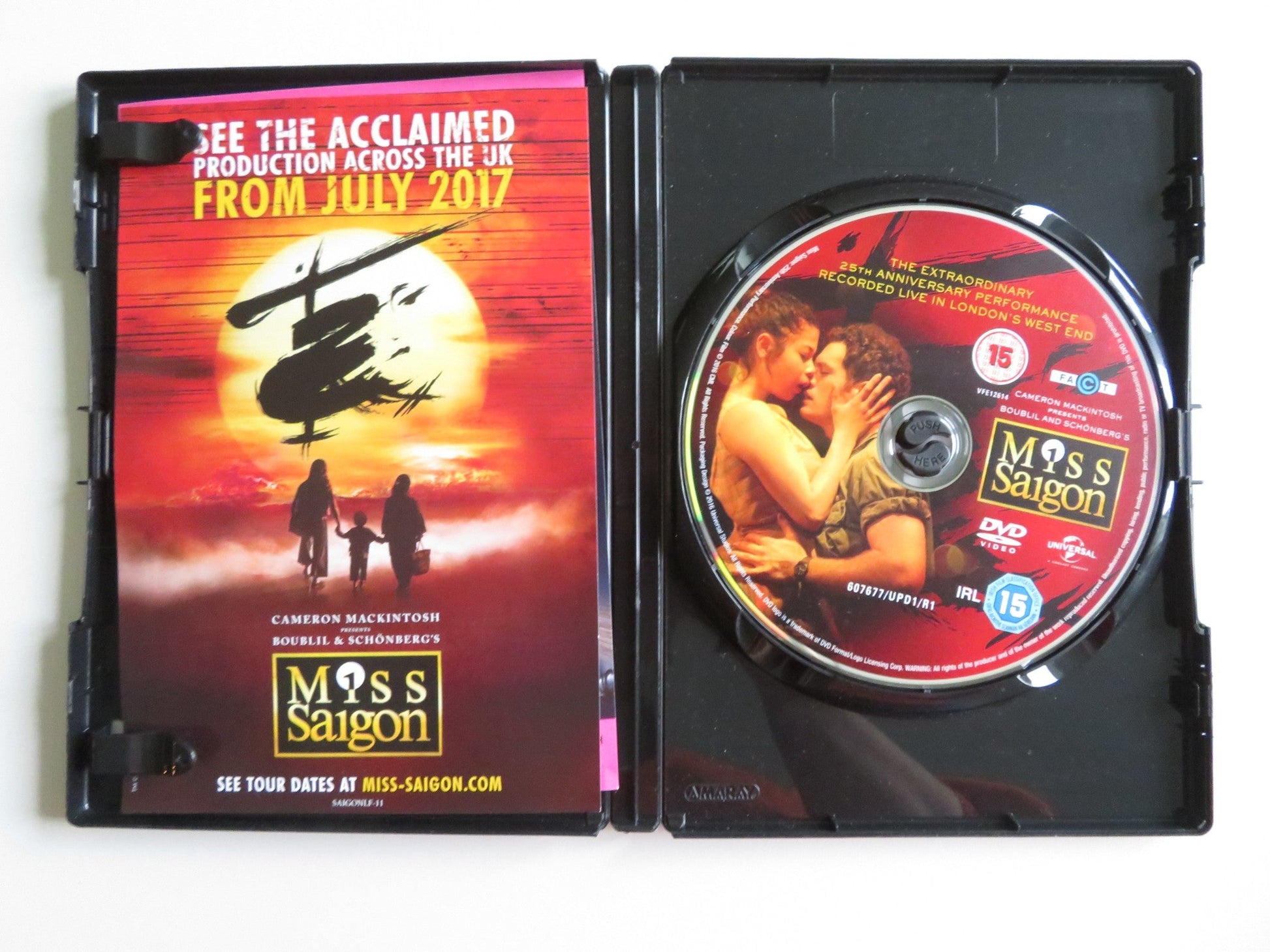 MISS SAIGON: 25TH ANNIVERSARY - 2 DISC (DVD) NOBLEZADA 2016 REGION 2,4 Movie posters