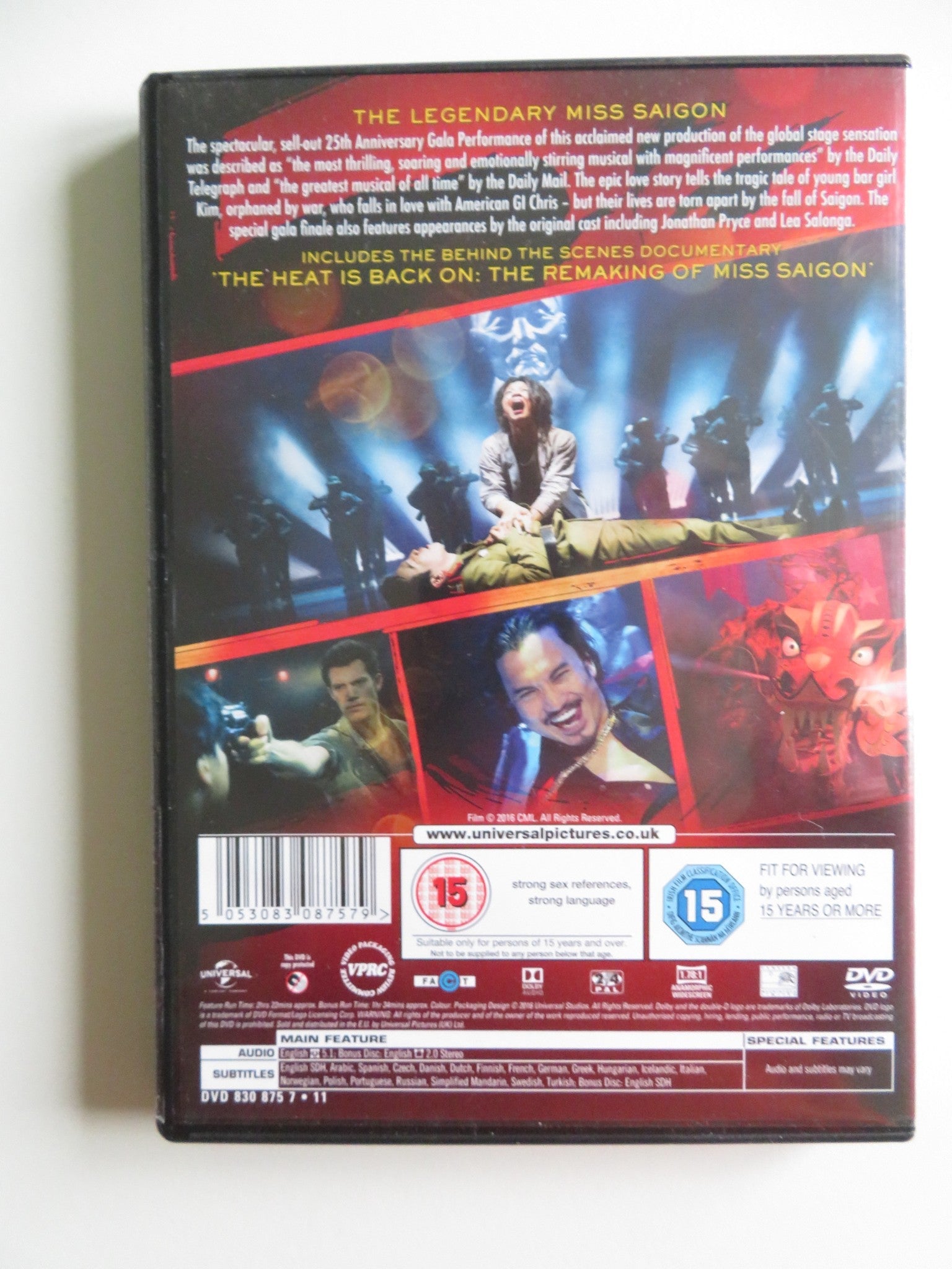 MISS SAIGON: 25TH ANNIVERSARY - 2 DISC (DVD) NOBLEZADA 2016 REGION 2,4 Movie posters