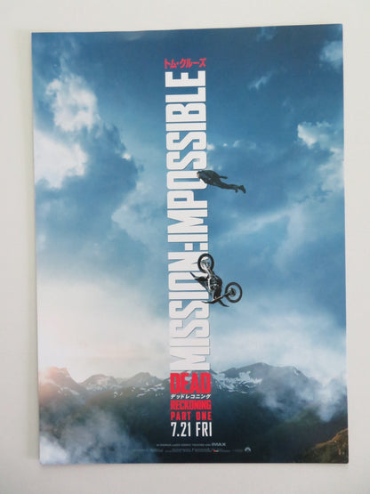 MISSION: IMPOSSIBLE - DEAD RECKONING PART ONE - a JAPANESE CHIRASHI (B5) POSTER Movie posters