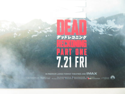 MISSION: IMPOSSIBLE - DEAD RECKONING PART ONE JAPANESE CHIRASHI (B5) POSTER 2023 Movie posters