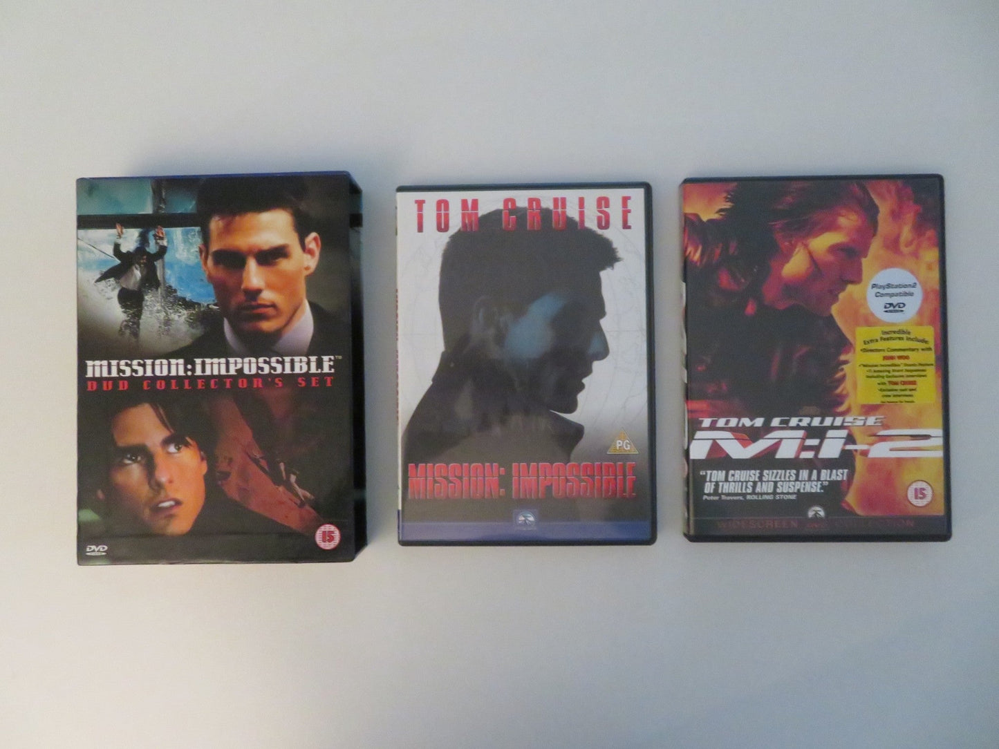 MISSION: IMPOSSIBLE DVD COLLECTOR'S SET (DVD BOXSET) TOM CRUISE 1996 REGION 2 Movie posters