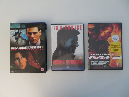 MISSION: IMPOSSIBLE DVD COLLECTOR'S SET (DVD BOXSET) TOM CRUISE 1996 REGION 2 Movie posters