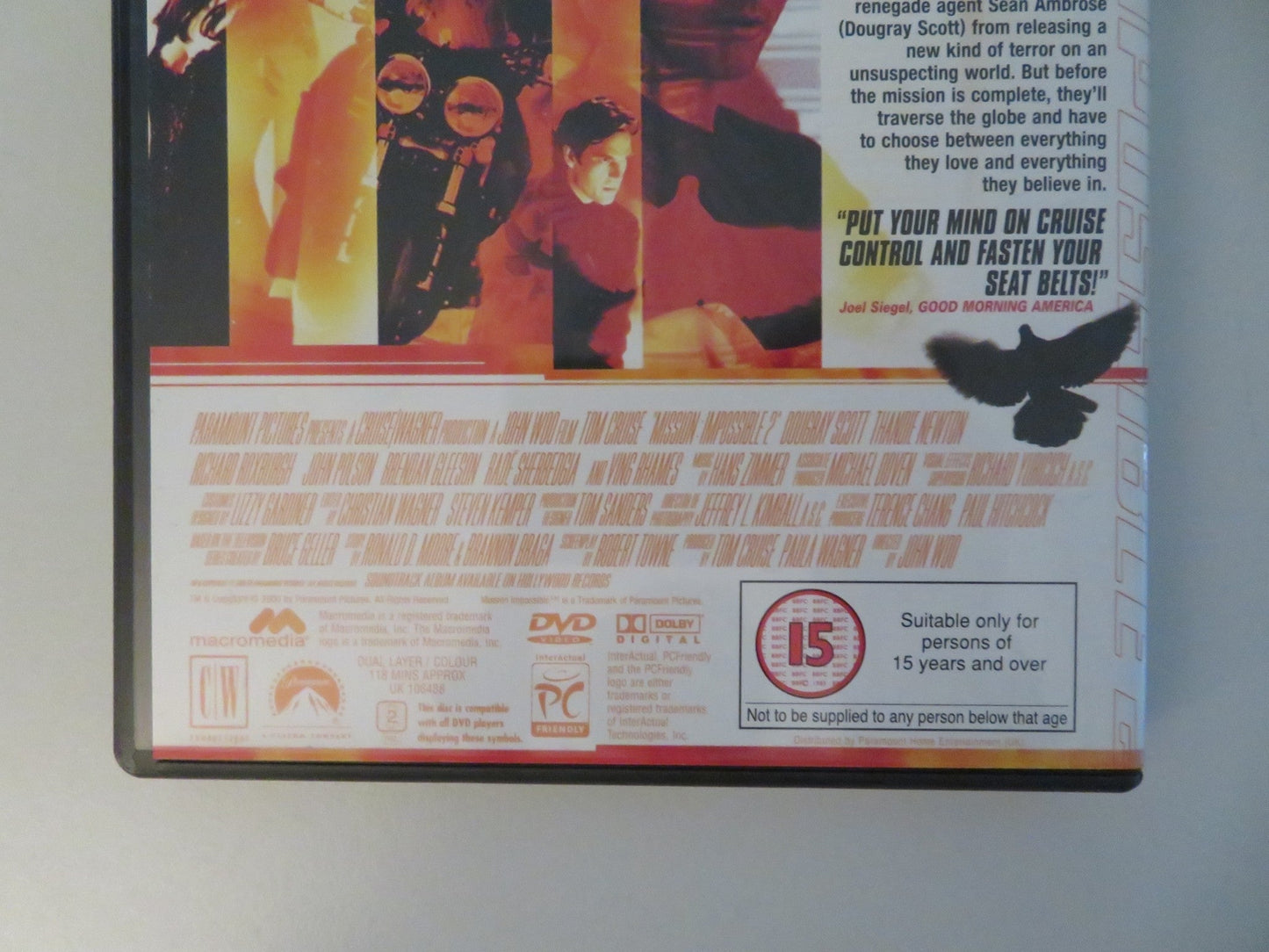 MISSION: IMPOSSIBLE DVD COLLECTOR'S SET (DVD BOXSET) TOM CRUISE 1996 REGION 2 Movie posters