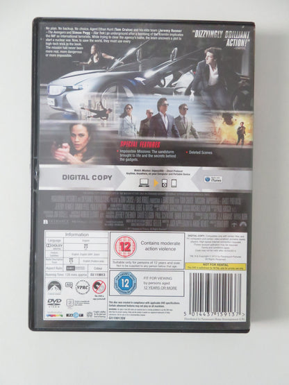 Mission: Impossible - Ghost Protocol (DVD) Tom Cruise 2011 Region 2 Movie posters