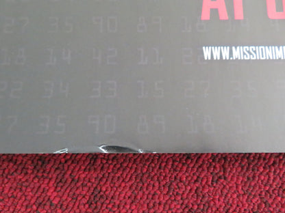 MISSION: IMPOSSIBLE - GHOST PROTOCOL UK QUAD ROLLED POSTER TOM CRUISE 2011 Movie posters