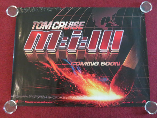 MISSION: IMPOSSIBLE III - B UK QUAD ROLLED POSTER TOM CRUISE 2006 - Rendezvous Cinema