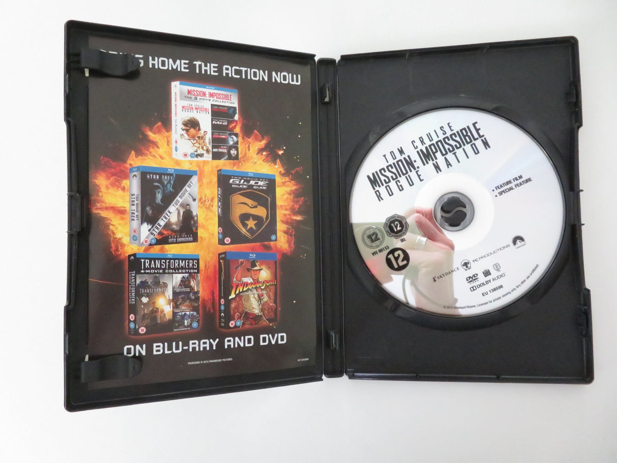 Mission: Impossible - Rogue Nation (DVD) Tom Cruise R. Ferguson 2015 Region 2 Movie posters