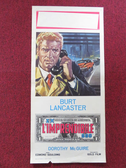 MISTER 880 ITALIAN LOCANDINA POSTER BURT LANCASTER DOROTHY MCGUIRE 1960s Rendezvous Cinema Movie posters