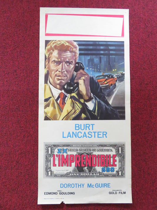 MISTER 880 ITALIAN LOCANDINA POSTER BURT LANCASTER DOROTHY MCGUIRE 1960s Rendezvous Cinema Movie posters