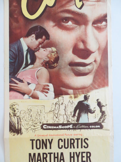 MISTER CORY US INSERT POSTER TONY CURTIS MARTHA HYER 1957 Rendezvous Cinema Movie posters