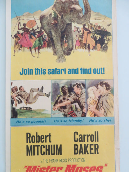 Mister Moses US Insert Poster Robert Mitchum Carroll Baker 1965 Movie posters